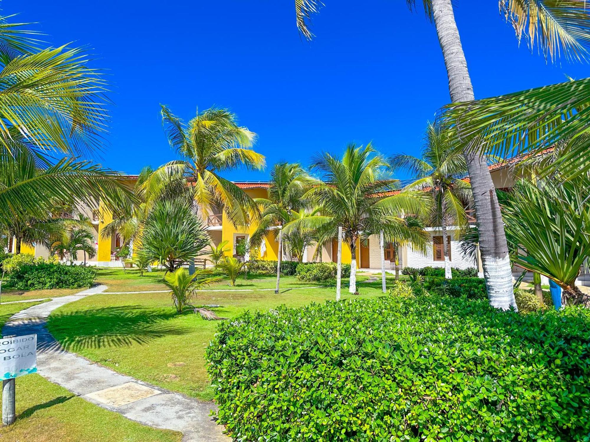 Jangadeiro Praia Hotel Resort - Parque Aquatico E Pe Na Areia Акирас Экстерьер фото
